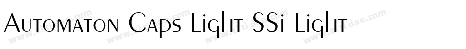Automaton Caps Light SSi Light字体转换